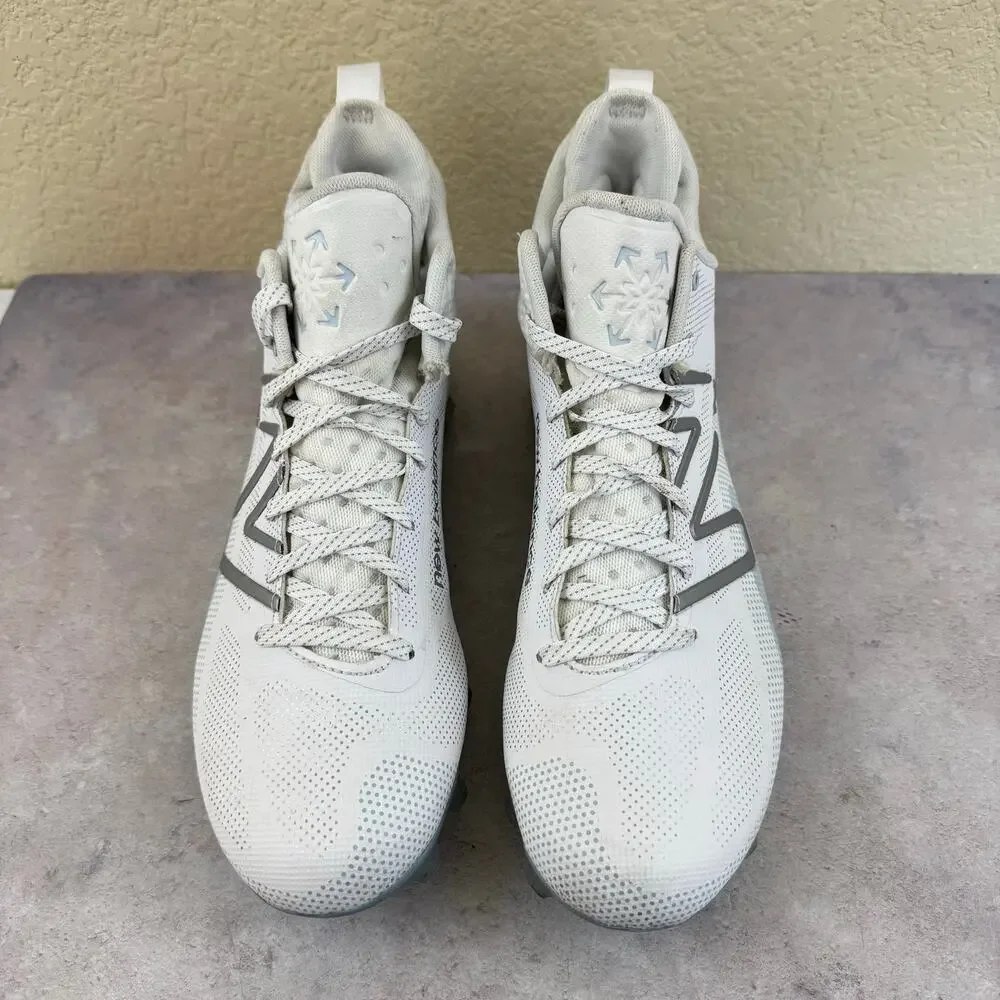 New Balance FreezeLX v4 Lacrosse Cleats Mens Size 11.5 White Polar Blue